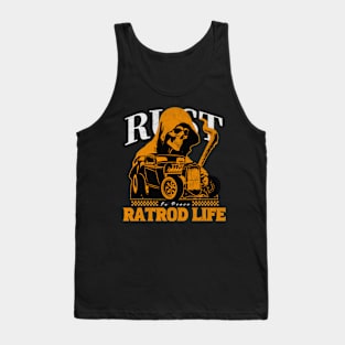 Rust In Peace RatRod Life Tank Top